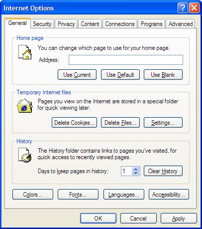 Chybové hlásenie IE Chybové hlásenie IE